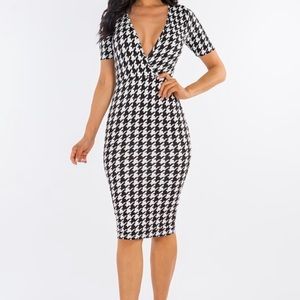 Houndstooth Dress